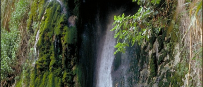 Nahal David waterfall in Ein Gedi. Photo courtesy of Israel Tourism Ministry
