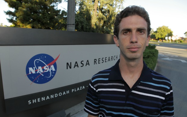 Erez Livneh at NASA’s Ames Research Base. Photo by Matt Rutherford