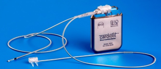 The CardioFit neurostimulator.