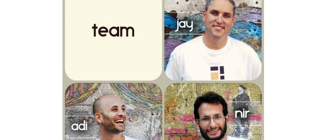The Pixplit team: Jay Meydad, Adi Binder and Nir Holtzman Ninio.