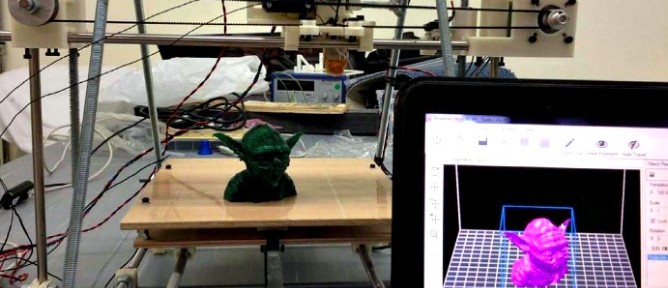 How Yoda goes from computer image to printed object.