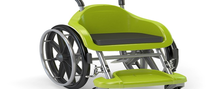 This wheelchair is meant to look like a cool toy.