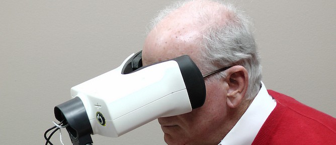AMD patients use the device daily to monitor their vision.