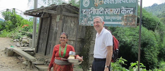 Yehuda Neumark in Nepal.