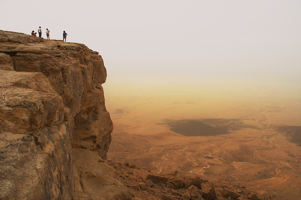 A stunning view over the Ramon crater. Photo by www.shutterstock.com