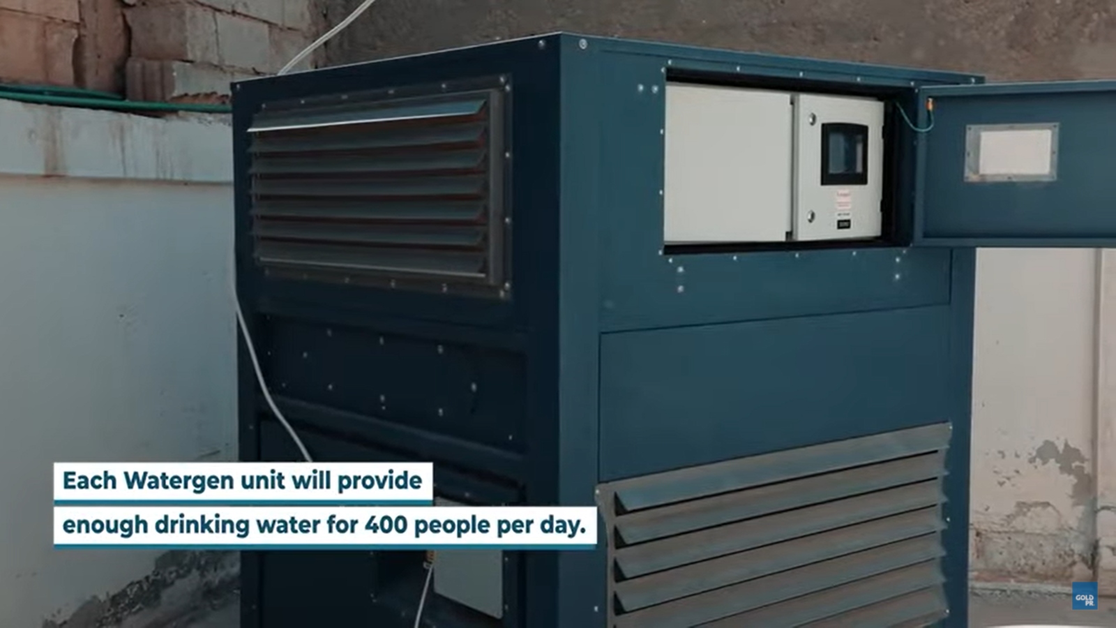 Israel’s Watergen makes water from air for Syrian refugees